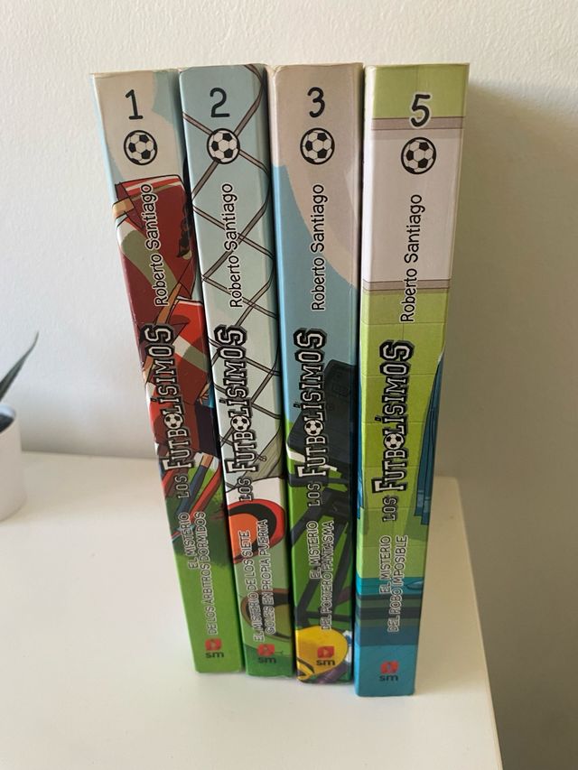 Libros los futbolisimos 1,2,3,5