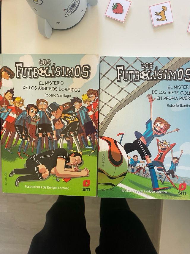 Libros los futbolisimos 1,2,3,5