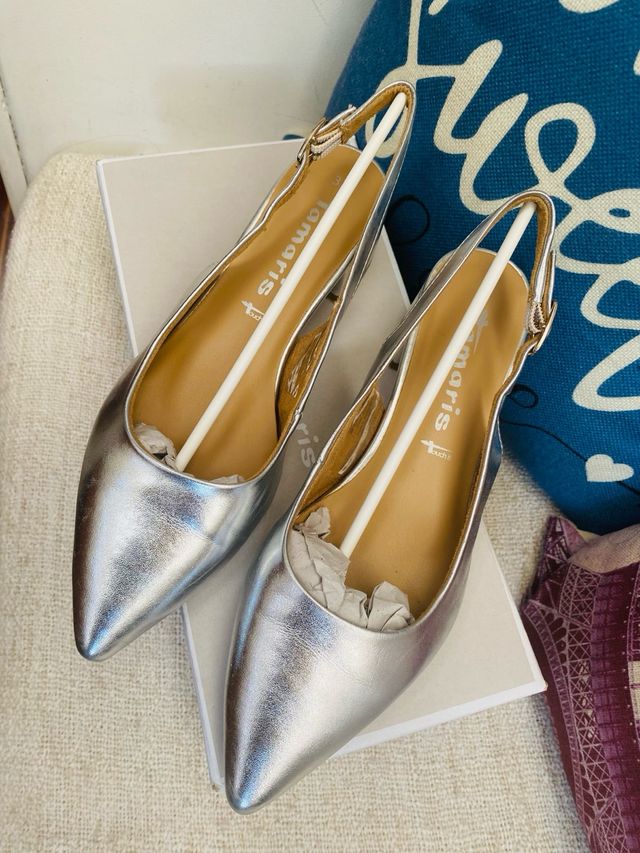 Zapatos Tamaris Plata Talla 37