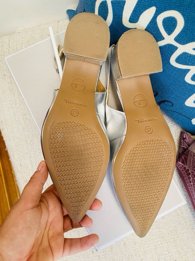 Zapatos Tamaris Plata Talla 37