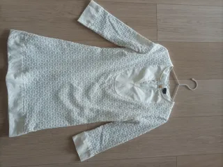 Vestido Pedro del Hierro blanco talla 38