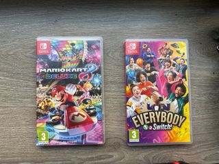 Nintendo Switch + 2 juegos + accesorios