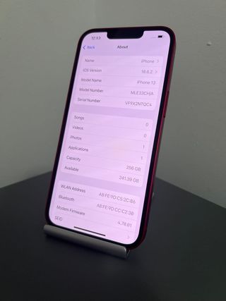 Apple iPhone 13 256gb Rojo Grado A+ Batería 100%