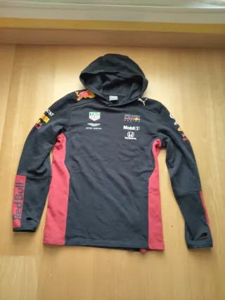 Sudadera Red Bull Racing Aston Mart. Ta.13-14años