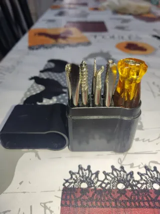 Destornillador con puntas intercambiables