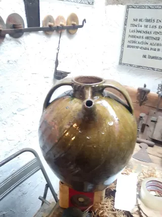 Cántaro esmaltado s.xviii 39x33cm