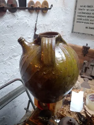 Cántaro esmaltado s.xviii 39x33cm