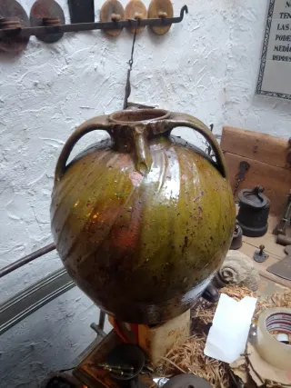 Cántaro esmaltado s.xviii 39x33cm