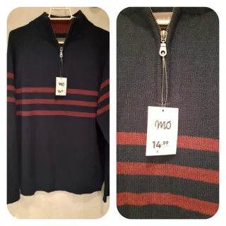 Jersey Mo azul y rojo talla L