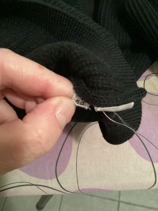 Giacca lana nera vintage tg 50