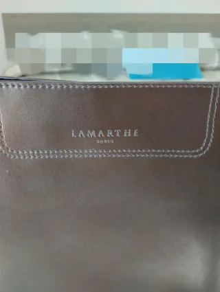 Borsa Lamarthe Paris Pelle Marrone