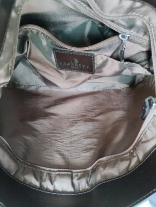 Borsa Lamarthe Paris Pelle Marrone