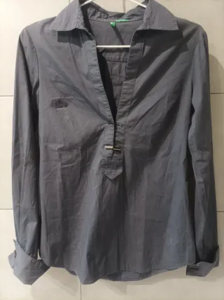 Camisa Benetton gris