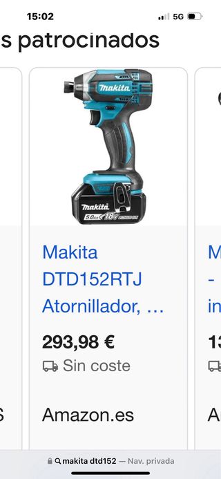 Makita DTD152 Atornillador