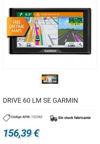 Garmin Drive 60 - Navegador GPS