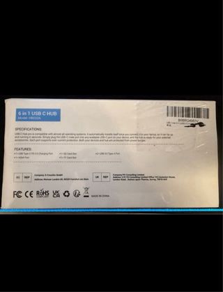 Adaptador USB-C 6 en 1 HDMI USB 3.0