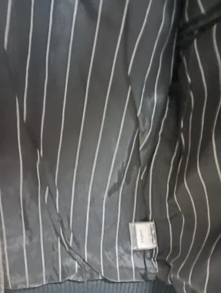 Chaqueta de cuero negra