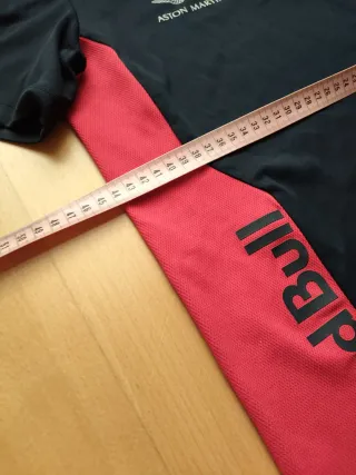 Camiseta Red Bull Racing Aston Martin Negra Roja