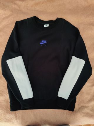 Sudadera Nike Air Negra y Blanca