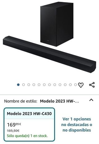 Samsung Barra de Sonido HW-C430/ZF