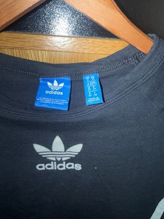 Camiseta Adidas manga larga negra