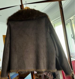 Cazadora reversible Zara ante y pelo