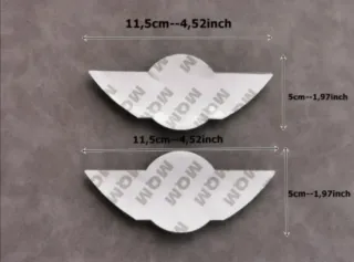 Mini Cooper One Logo Capó y Maletero 11,5x5cm