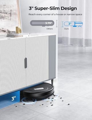 Laresar Clean Robot Aspirador y Fregasuelos, 4500P