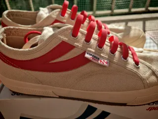 Superga Panatta Ecru/Rosso Taglia 42