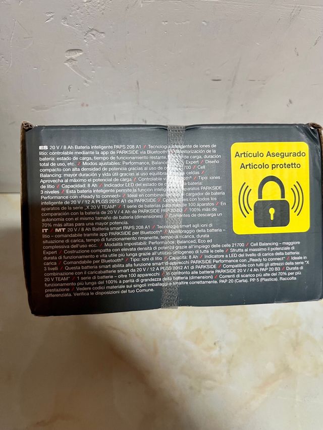 Batteria Parkside 20V 8Ah Intelligente