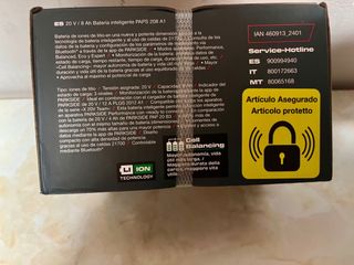 Batería Parkside 20V 8Ah Inteligente