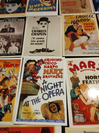 27 Cartoline di Film del Cinema Muta Classico