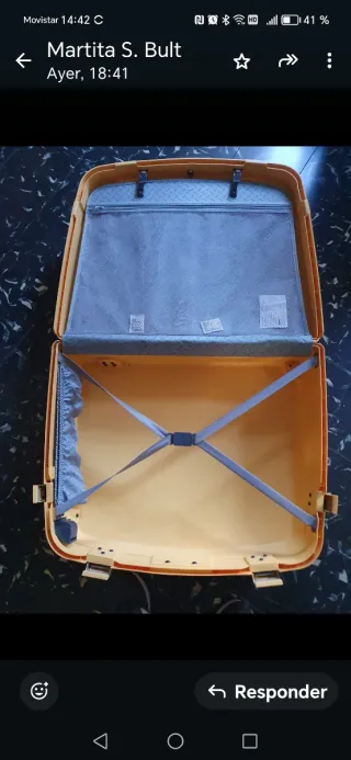 Juego de maletas Jaslen amarillas 70 x 60 y 60x50