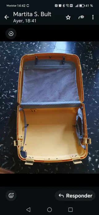 Juego de maletas Jaslen amarillas 70 x 60 y 60x50