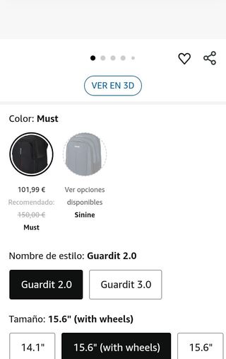 Mochila Samsonite Guardit 2.0 para portátil 15