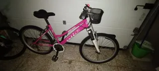 Bicicleta infantil rosa WRB talla 24 pulgadas