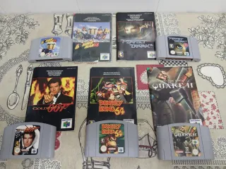 Lote 5 juegos N64 con manuales