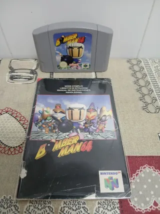 Lote 5 juegos N64 con manuales