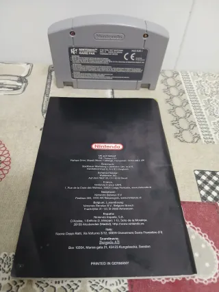 Lote 5 juegos N64 con manuales