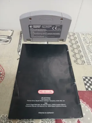 Lote 5 juegos N64 con manuales