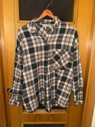 Camisa de cuadros Pull&Bear Talla M