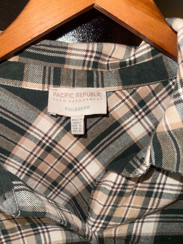 Camisa de cuadros Pull&Bear Talla M