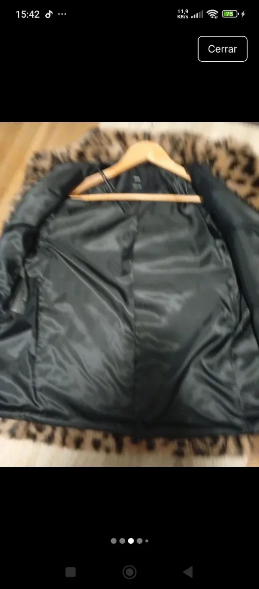 Abrigo Piel Sintética Mujer Mango