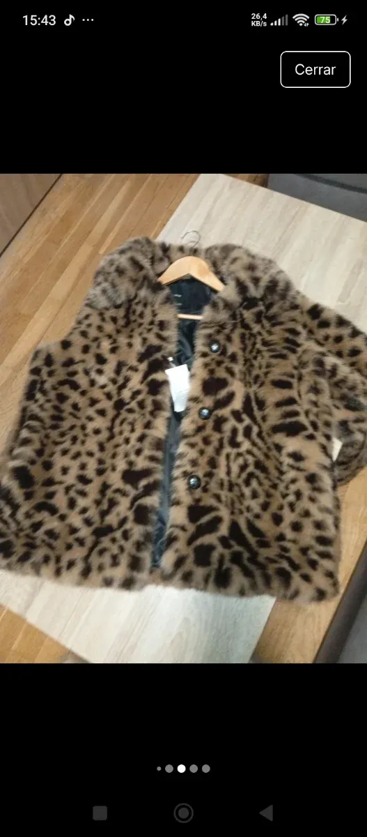 Abrigo Piel Sintética Mujer Mango