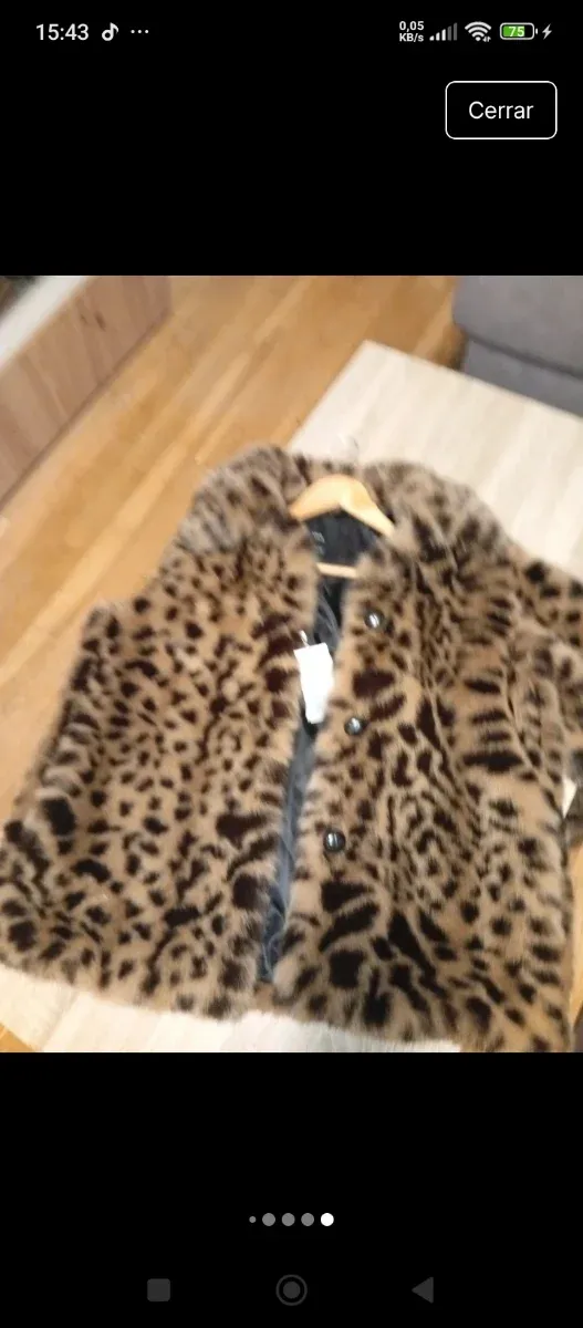 Abrigo Piel Sintética Mujer Mango