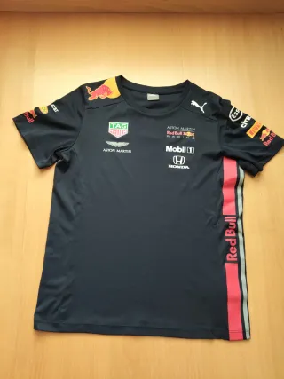 Camiseta Red Bull Racing Aston Martin Negra. E