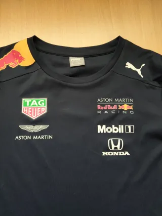 Camiseta Red Bull Racing Aston Martin Negra. E