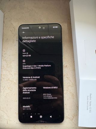 Xiaomi Redmi Note 12 5G Verde