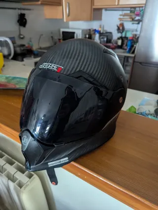 Casco de moto Just1, J14 CARBON Talla S,sin visera