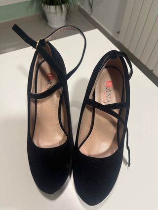 Zapatos de fiesta negros talla 39